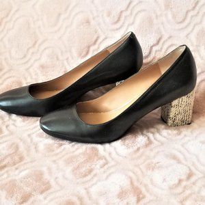 Calvin Klein pumps with snake heel, size 9.5